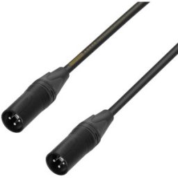 Adam Hall Cables 5 STAR DMM 0020 - Câble adaptateur XLR 3 points mâle vers XLR 3 points mâle - Câbles XLR