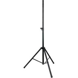 SHOWGEAR Support d'enceinte Pro Steel - 1230-1900 mm - 38/41 mm - charge max. 40 kg - Pieds pour enceintes