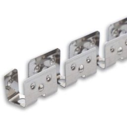 ISOLED Profilé en applique LED anodisé, dentelé et flexible pour NEON ruban led B04H08, 100cm - Profilés LED et profilés encastrés