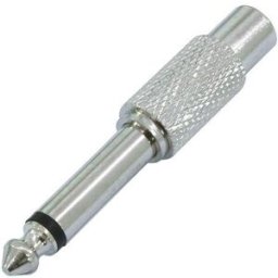 Omnitronic RCA socket/jack plug mono,metal jacket - Connecteurs Jack