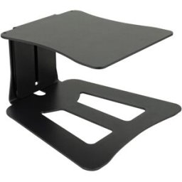 SHOWGEAR Support de table pour moniteur Grand support de table pour moniteur de studio - noir - Pieds pour enceintes
