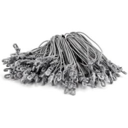 Riggatec Spannfix 4mm gris argenté 27cm 100 pcs. - Cordons élastiques-Spannfix