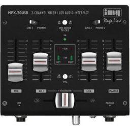 IMG STAGELINE MPX-20USB Table de mixage stéréo DJ 3 canaux - Tables de mixage DJ