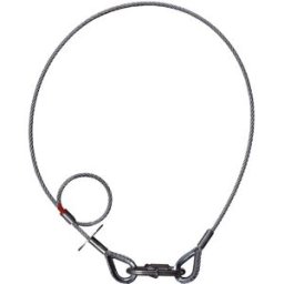 Adam Hall Accessories S 33060 SK - SAVEKING® Élingue de Sécurité 3 mm avec Frein de Chute et - Câbles de sécurité