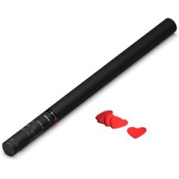 MagicFX Canon à confettis manuel Magic FX PRO 80 cm « Cœurs » - Rouge - Canons à confettis manuels