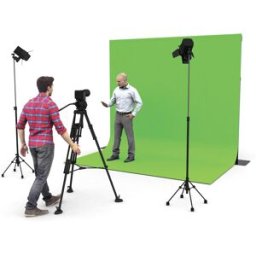 WENTEX P&D; Rideau Chromakey Molton 300 g/m² Écran vert - 590 x 400 cm (L x H) - Rideaux Pipe & Drape