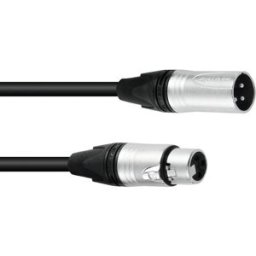 SOMMER CABLE Câble XLR 3 broches 10m bk Neutrik - Câbles XLR 3 pol