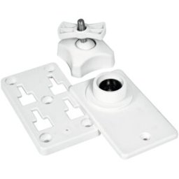 OMNITRONIC Support mural pour ODP-204/206 blanc 2x - Supports pour haut-parleurs