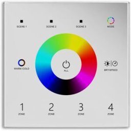 ISOLED Sys-Pro RVB+blanc dynamique télécommande 4 zones, 3 mémoires de scènes - Accessoires divers