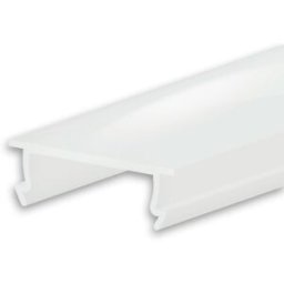 ISOLED Diffuseur COVER53 blanc/mat 200cm pour profil PURE12/PURE14/STAIRS13 - Profilés LED et profilés encastrés