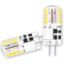ISOLED Ampoule LED G4 48SMD, 2W, coulé, blanc chaud - Lampes LED socle G4
