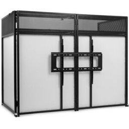 Vonyx DB6 Système DJ-Booth Pro pliable avec support TV - Tables & Supports DJ