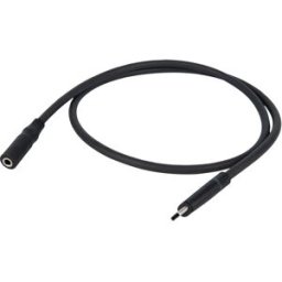 DAP-Audio FL114 - Câble USB-C vers mini-jack stéréo femelle 0,75 m - Câbles Adaptateurs