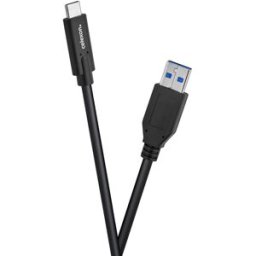 celexon Câble USB-C vers USB-A - USB 3.2 Gen 2x1 0,5m, noir - Câbles USB