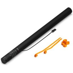 MagicFX Canon à banderoles électrique Magic FX PRO 80 cm - Orange - Canons serpentins électriques