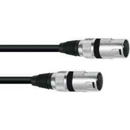 OMNITRONIC Câble adaptateur XLR(M)/XLR(M) 0.2m bk - Câbles Adaptateurs