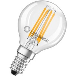 LEDVANCE LED CLASSIC P ENERGY EFFICIENCY C DIM S 2.9W 827 Clear E14 - Lampes LED socle E14