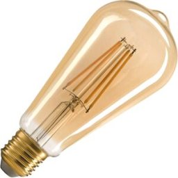 SLV ST64 E27, ampoule LED, doré, 7,5 W, 2500 K, IRC90, 320° - Lampes LED socle E27