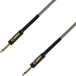 Adam Hall Cables 4 STAR IPP 0600 GRN - Câble d'instrument Gaine nylon Adam Hall® Jack TS 6 m - Fiches droites