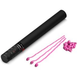 MagicFX Canon à banderoles à manivelle Magic FX, 50 cm - Rose - Canons serpentins manuels