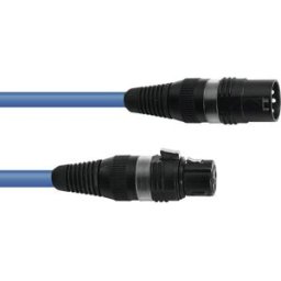 SOMMER CABLE Câble DMX XLR 3pin 10m bu Hicon - Câbles XLR 3 pol