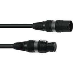 SOMMER CABLE Câble DMX XLR 5pin 20m bk Hicon - Câbles XLR 5 pol
