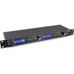 Vonyx VX2USB MK2 Lecteur multimédia double USB/SD/BT - Double lecteur CD/DVD et MP3