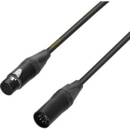 Adam Hall Cables 5 STAR DGH 0750 - Câble DMX Neutrik® 5 broches XLR femelle x 5 broches XLR mâle 7,5 m - Câbles DMX, AES/EBU à 5 pôles