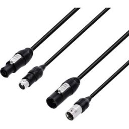 Adam Hall Cables 8101 PSDP5 0300 N IP65 - Câble DMX & secteur NEUTRIK ® powerCON TRUE1 TOP & - Câbles hybrides DMX, AES/EBU