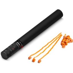 MagicFX Canon à banderoles à manivelle Magic FX, 50 cm - Orange - Canons serpentins manuels