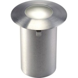 SLV TRAIL-LITE® 60, encastré de sol extérieur, inox brossé, LED, 0,3W, 3000K, IP65, collerette - Luminaires encastrés (extérieur)