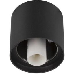 SLV VARYT, Plafonnier, rond, 1x max. 6 W, E14, noir - Lampes murales et de plafond