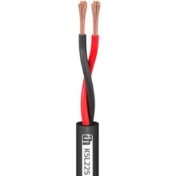 Adam Hall Cables 5 STAR L 225 - Câble de haut-parleur 2 x 2,5 mm - Câbles pour haut-parleurs