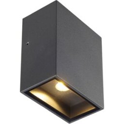 SLV BIG QUAD, applique extérieure, anthracite, LED, 4,5W, 3000K, IP44 - Lampes sur pied, murales et de plafond (extérieur)
