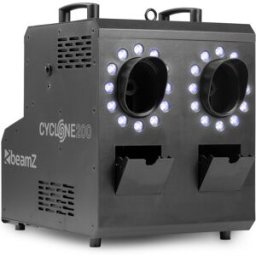 Machine à fumée et à bulles beamZ Cyclone200 avec LED RGBW - Machines à bulles