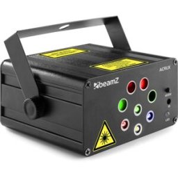 beamZ Acrux Quatro R/G Party Laser System avec LED RGBW - Spectacles du laser