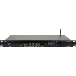 DAP-Audio PA-5500TU Radio Internet 1U avec amplificateur 460 W, DAB+, FM, BT 4.2 et lecteur audio - Lecteur simple CD/DVD et MP3