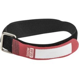 SHOWGEAR Fixation auto-agrippante 300 x 20 mm - Rouge - Lot de 10 - Accessoires divers