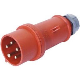 PCE CEE plug 16A 5pin rd - Connecteurs CEE