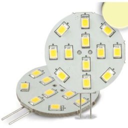 ISOLED LED G4 12 SMD, 2 W, blanc chaud, broche latérale - Lampes LED socle G4