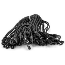 Riggatec Spannfix 4mm noir 27cm 50 pcs. - Cordons élastiques-Spannfix