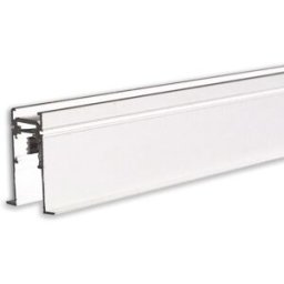 ISOLED Track48 rail encastré, blanc, 200cm, 4 pôles, incl. embouts de finition et diffuseur de - 3 phases électrique rail 48V