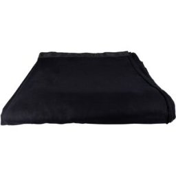 Toile de fond WENTEX Stagemolton 320 g/m², 3,5 m, 3 m, noir - 300 x 350 cm (L x H) - non plissée - Tissus et filets