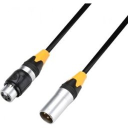 Adam Hall Cables K 4 DMF 0500 IP 65 Câble DMX AES/EBU XLR mâle 3 - Câbles DMX et AES/EBU pour usage extérieur