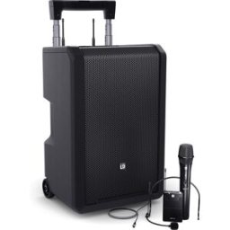LD Systems ANNY® 10 HBH 2 B8 - 10" Système de sonorisation portable Bluetooth® alimenté par batterie avec table de mixage, 1x - Haut-parleur act...