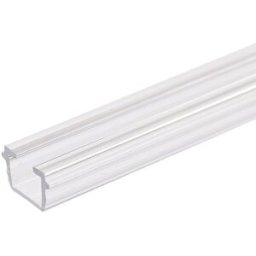 ISOLED Insert pour rideaux transparent, format intérieur L = 9,7, H = 6,5mm, fente 6mm, 100cm - Profilés LED et profilés encastrés