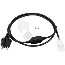 EUROLITE LED Neon Flex 230V Slim Power Cord avec Plug - Accessoires pour éclairage décoratif