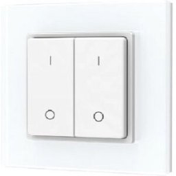 ISOLED Sys-pro Télécommande murale à bouton poussoir sur batterie, simple couleur, 2 circuits - Accessoires divers