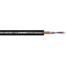 SOMMER CABLE Câble microphone AES/EBU 2x0.14 100m bk SC-Micro-Stage - Câbles pour microphones