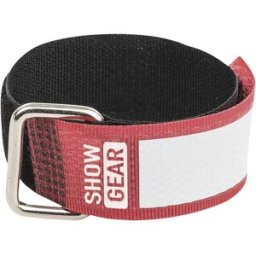 SHOWGEAR Fixation auto-agrippante 200 x 20 mm - Rouge - Lot de 10 - Accessoires divers